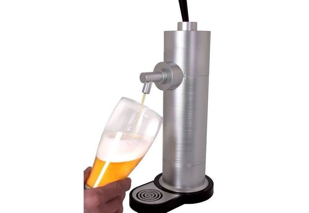 Mini Draft Beer Dispenser Foam Maker Tap for Cans Portable Kegerator